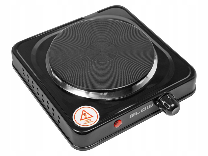 KUCHENKA ELEKTRYCZNA JEDNOPALNIKOWA PRZENOŚNA POLOWA TURYSTYCZNA 1000W