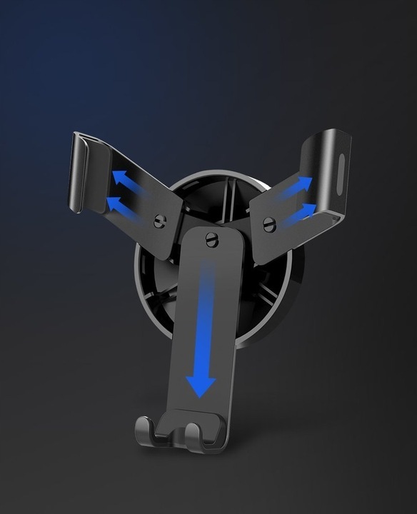 Ugreen samochodowy uchwyt na nawiew kratkę srebrny