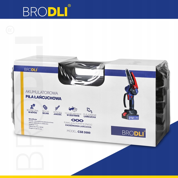 PIŁA ŁAŃCUCHOWA AKUMULATOROWA PILARKA GAŁĘZIÓWKA OLEJOWANIE AUTO