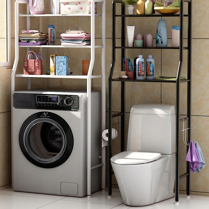 SZAFKA PÓŁKA ŁAZIENKOWA STOJĄCA NAD PRALKĘ STOJAK DO PRALNI REGAŁ 3