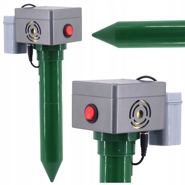 ODSTRASZACZ KUN MYSZY SZCZURÓW GRYZONI NA BATERIE WIBRACJE DO OGRODU