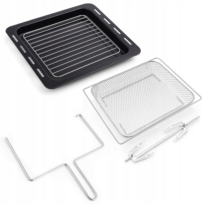 PIEKARNIK ELEKTRYCZNY MINI PIECYK PRZENOŚNY TERMOOBIEG 45L ROŻNO INOX