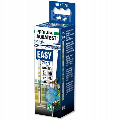 JBL TEST 7w1 DO AKWARIUM TESTY PASKOWE pH gH kH NO2 NO3 CL2 CO2 7in1