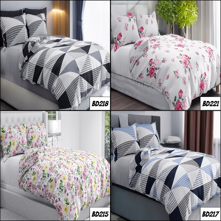 KOMPLET POŚCIELI 200X200 100% BAWEŁNA GRUBA POLSKA DWUSTRONNA DUŻO WZORÓW