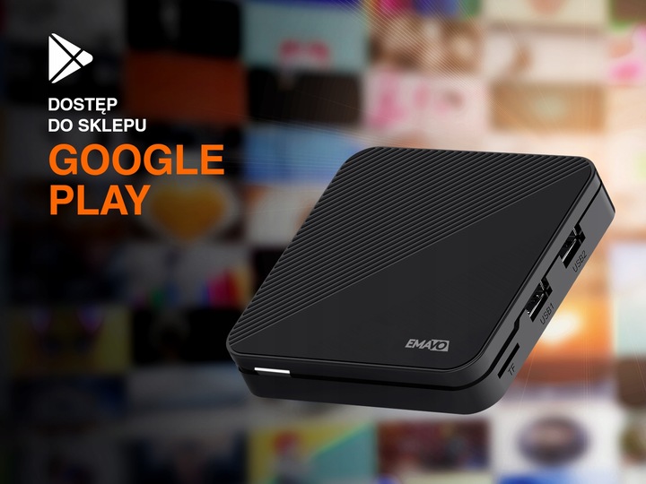 SMART BOX TV 4K ANDROID 14 WIFI BLUETOOTH Odtwarzacz multimedialny