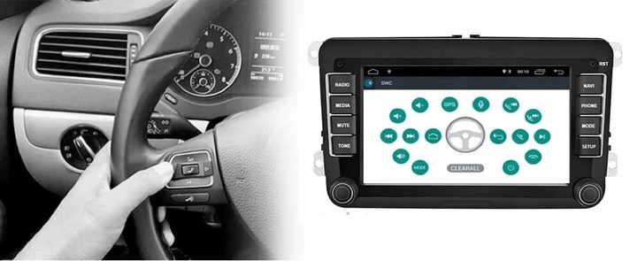 RADIO ANDROID 15 VW PASSAT B6 B7 GOLF 5 V 6 VI TIGUAN TOURAN T5 T6