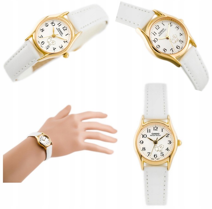 Zegarek CASIO dla dziewczynki NA KOMUNIĘ cyfry +BOX+GRAWER +TOREBKA