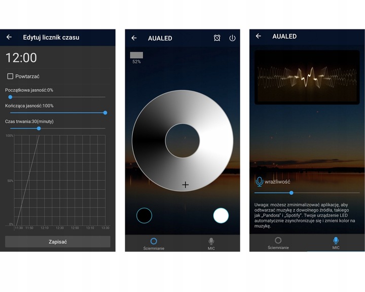 Sterownik LED WiFi ściemniacz LED czasomierz