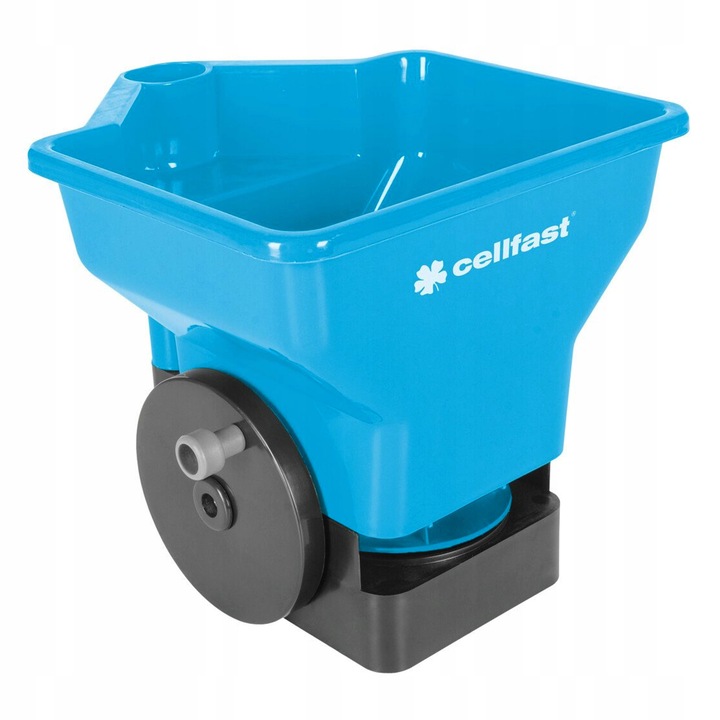 Siewnik Ręczny 3 l Do Trawy Nawozu Soli Ogrodowy Z Regulacją i Korbką