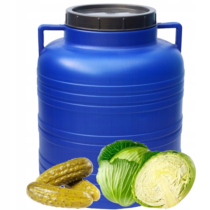 BECZKA STERK 30L PLASTIK Z UCHWYTAMI DO KISZENIA ATEST PRZECHOWYWANIE