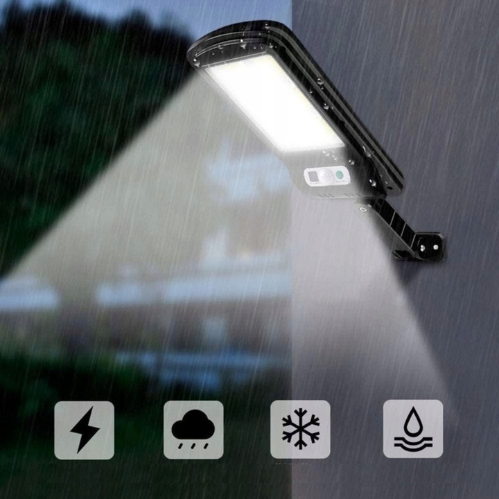 LAMPA SOLARNA LED Z CZUJNIKIEM RUCHU ZMIERZCHU COB