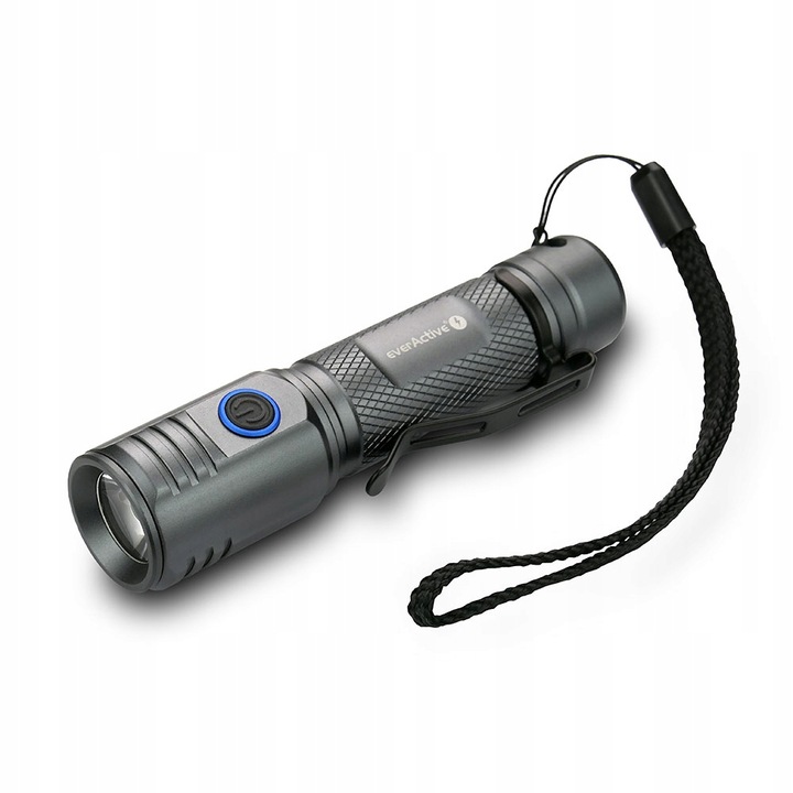 Ładowalna mocna latarka ręczna taktyczna LED everActive FL-2000R Buddy