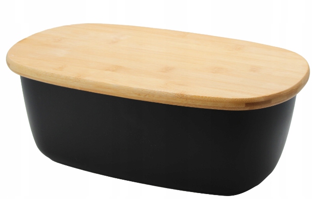 CHLEBAK NA CHLEB PIECZYWO POJEMNIK + DESKA BAMBUSOWA DO KROJENIA