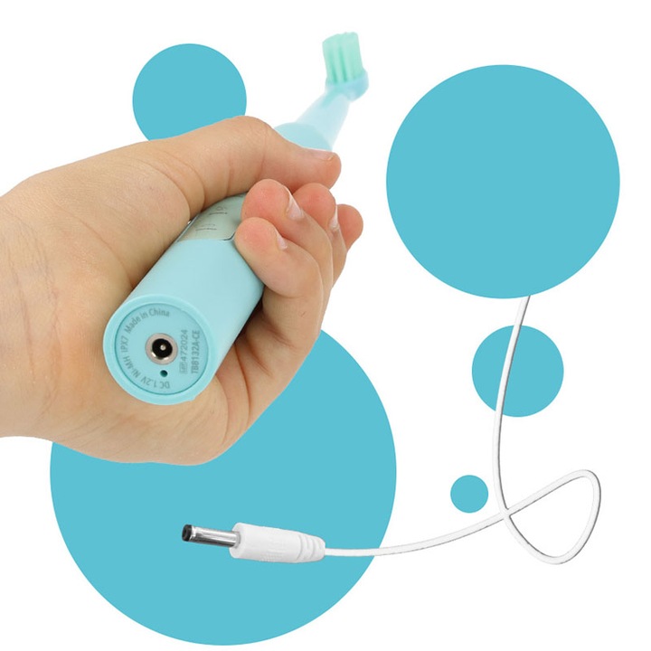 SZCZOTECZKA SONICZNA ELEKTRYCZNA DO ZĘBÓW DLA DZIECI 8+ VITAMMY SPLASH USB