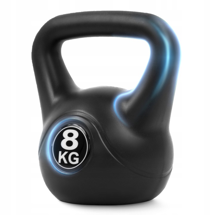 KETTLEBELL KETTLE 8 KG KULA ODWAŻNIK HANTLA CIĘŻAR DO ĆWICZEŃ FITNESS BELL