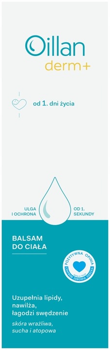 OILLAN Derm+ Balsam do ciała skóra atopowa 400 ml