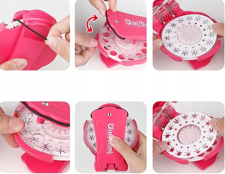 Zestaw Do Robienia Bizuterii Maszynka Do Tworzenia Biżuterii Ozdob Na Wlosy