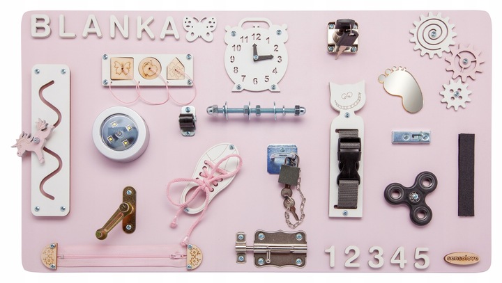 TABLICA Manipulacyjna Sensoryczna MONTESSORI XL