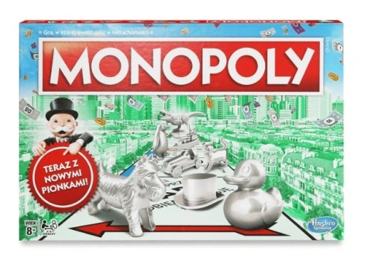 ORYGINALNA GRA MONOPOLY CLASSIC POLSKA HASBRO NEW