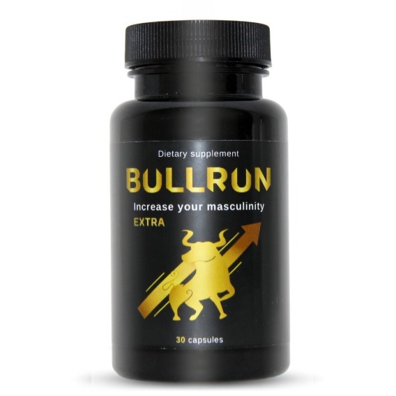 BULLRUN EXTRA Naturalne wsparcie POTENCJI DLA MĘŻCZYZN 30 kaps.