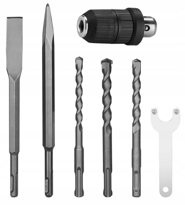 WIERTARKA UDAROWA MŁOTOWIERTARKA WIERTARKA Z UDAREM SDS+ PLUS MOCNA DEKO