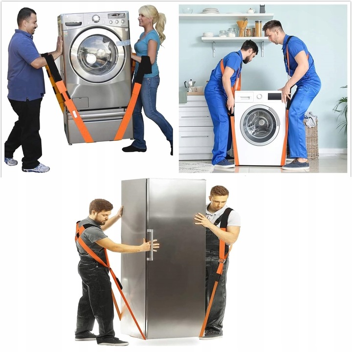 PASY DO NOSZENIA MEBLI TAŚMY TRANSPORTOWE PRZENOSZENIE NOWY MODEL 2