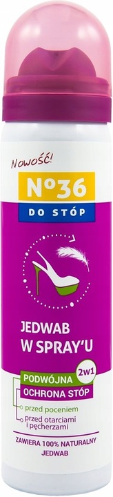 Silk Jedwab w sprayu 2w1 75ml - Ochrona stóp przeciw otarciom