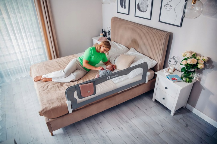 Barierka do łóżka BRAMKA OCHRONNA BLOKADA zabezpieczenie 150x42