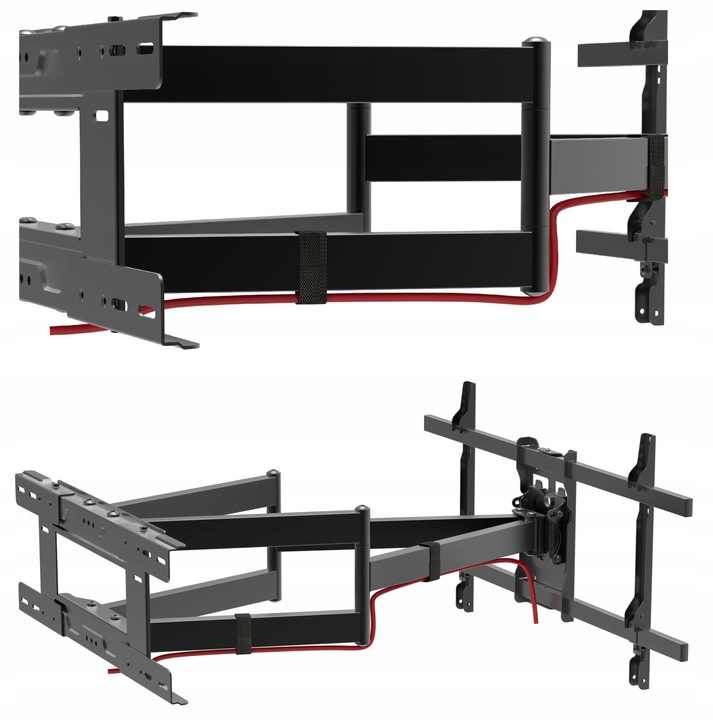 92cm DŁUGI Uchwyt do Telewizora Wieszak TV 42-90 cale ULTRA MOCNY TEST