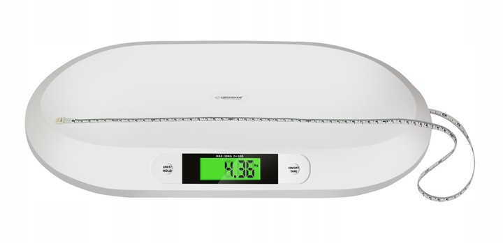 PRECYZYJNA WAGA DZIECIĘCA NIEMOWLĘCA DLA NIEMOWLĄT DO 20KG + MIARKA