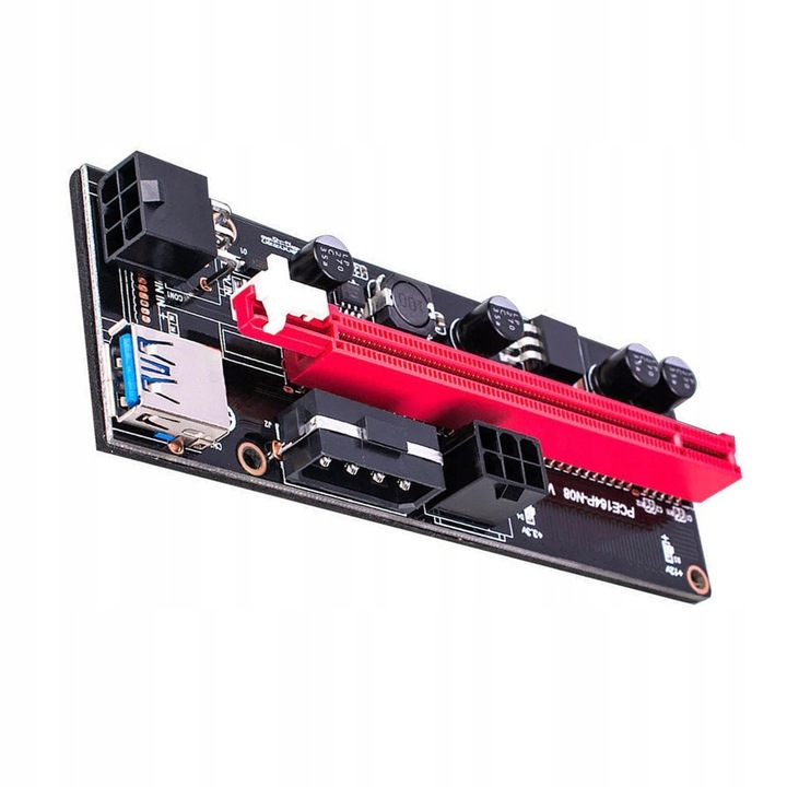 Riser 009S GOLD USB 3,0 PCI-E 1x-16x 6PIN SATA