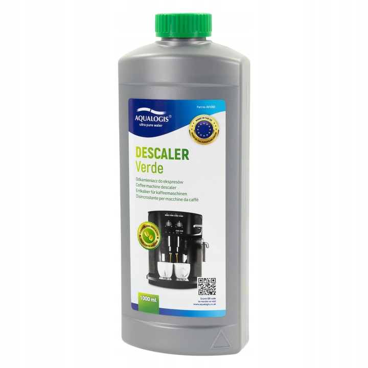6 FILTR do ekspresu DELONGHI DINAMICA 1 x MOCNY ODKAMIENIACZ 1000 ml