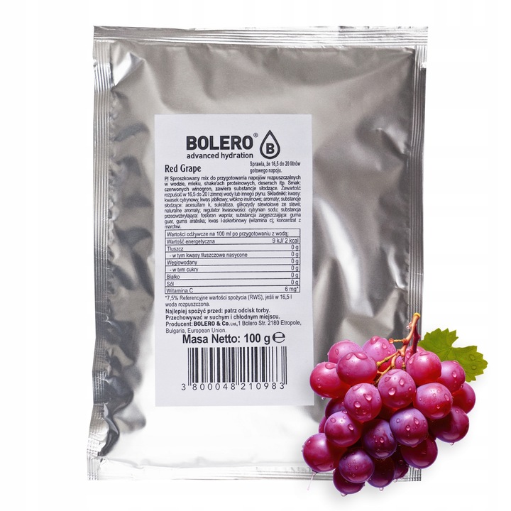 Bolero 100g Red Grape
