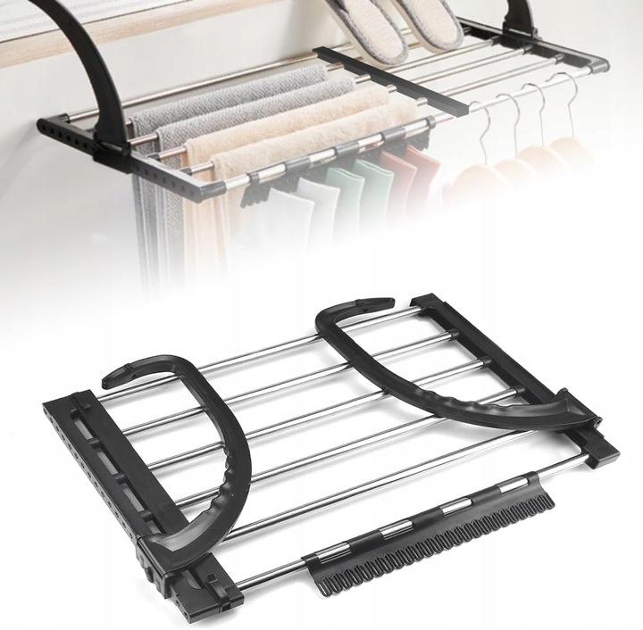 MAŁA SUSZARKA NA PRANIE STOJĄCA BALKONOWA SUSZARKA NA UBRANIA BUTÓW DO