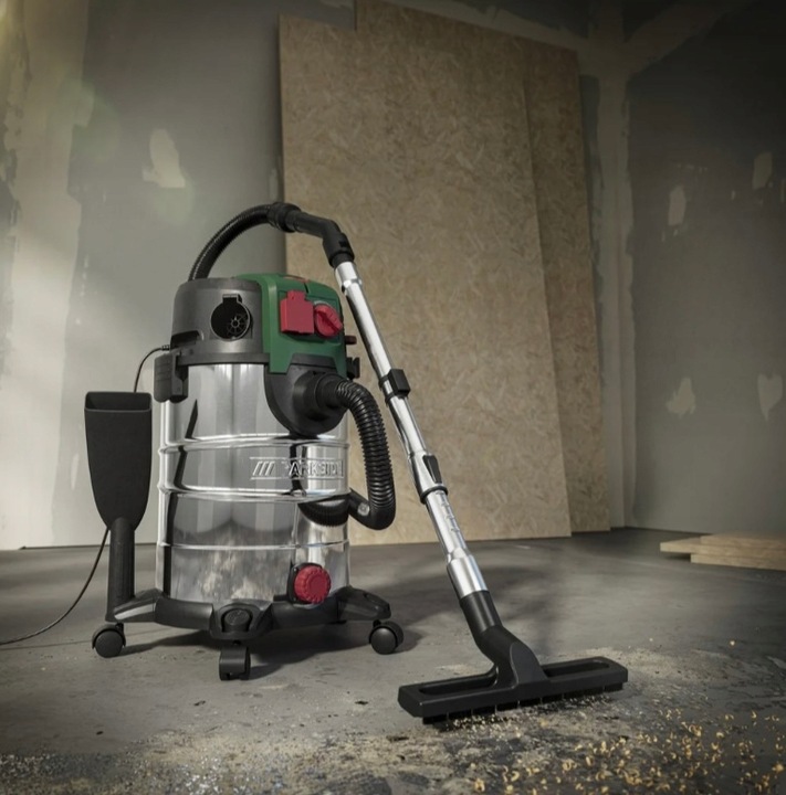 Odkurzacz PWD 30 C1 sucho mokro PARKSIDE 1500W gniazdo NAJMOCNIEJSZY