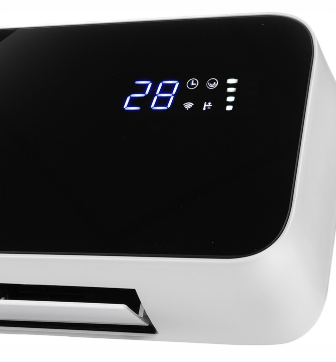 KURTYNA POWIETRZNA TERMOWENTYLATOR GRZEJNIK ELEKTRYCZNY 2000W Wi-Fi + PILOT