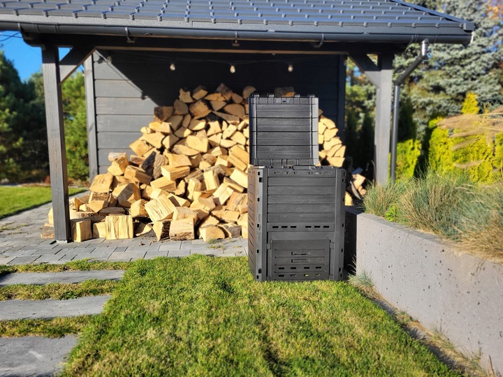 KOMPOSTOWNIK WOODY 280l -ESTETYCZNY DREWNIANY WZÓR