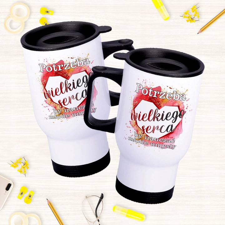 Personalizowany Kubek termiczny dla Wychowawcy Prezent na Dzień Nauczyciela