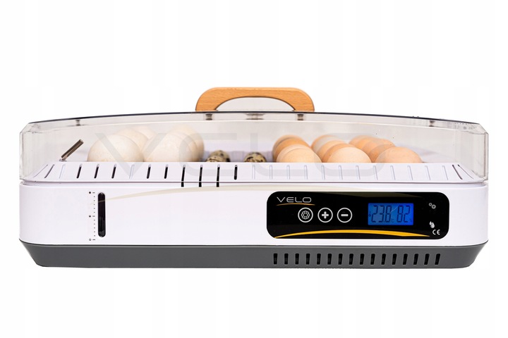 INKUBATOR AUTOMATYCZNY VELO na 35 JAJ do KURZYCH INDYCZYCH GĘSICH KACZYCH