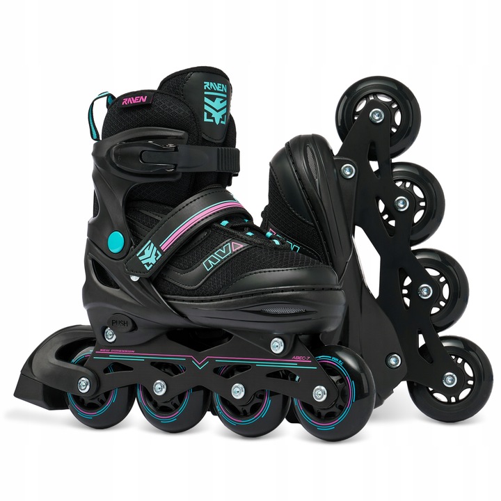 Rolki Regulowane RAVEN Drill Mint/Pink 38-42