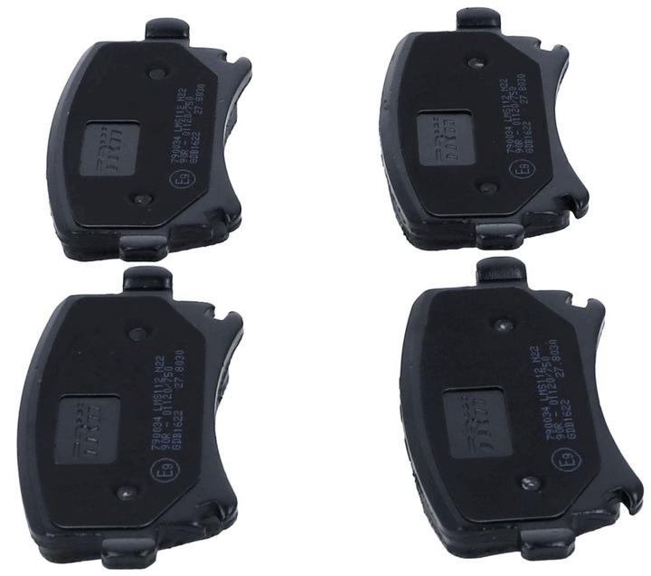 KLOCKI HAMULCOWE TYŁ GDB1622 TRW AUDI A3