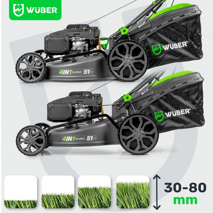 KOSIARKA SPALINOWA DO TRAWY Z NAPĘDEM MOCNA SILNIK LONCIN NAPĘD WUBER