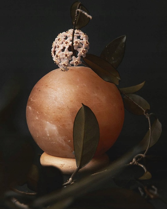 Lampa solna kula z podstawką LATKOWSKI