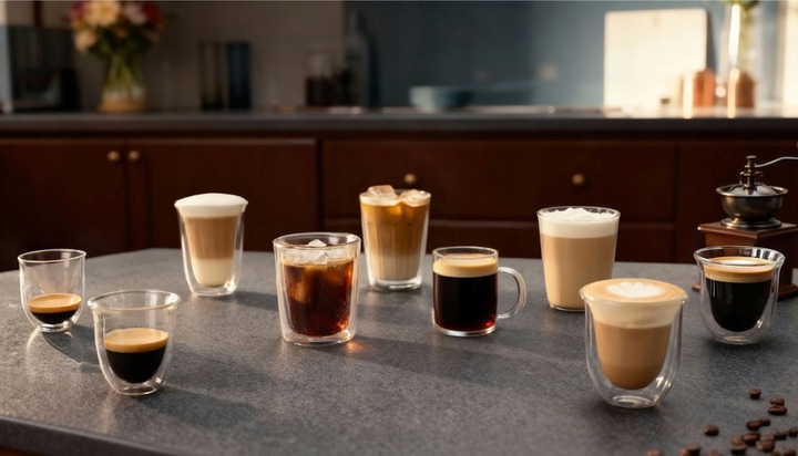 Ekspres do kawy ciśnieniowy kolbowy spieniacz pojemnik 20 bar 1350W