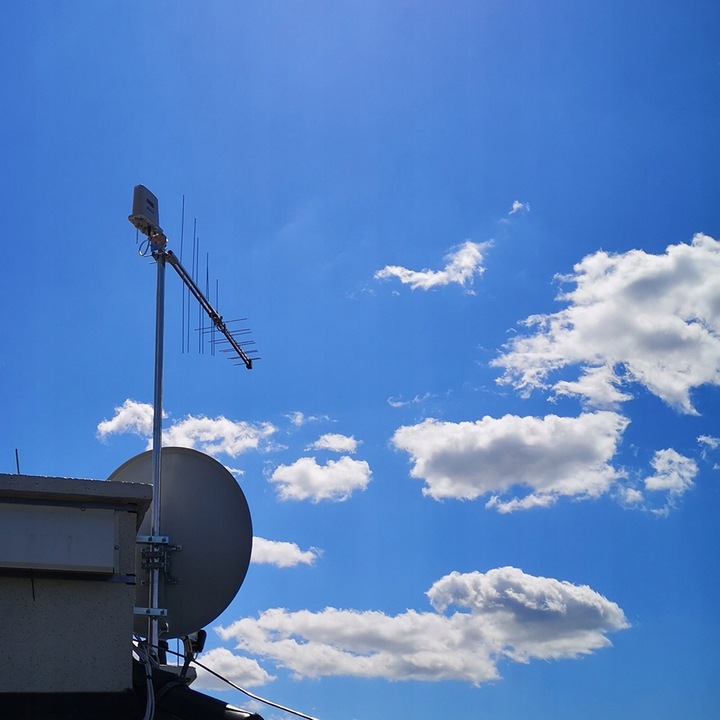 ANTENA SATELITARNA CZASZA TALERZ GRAFIT STALOWA MOCNA FULL HD 4K CORAB