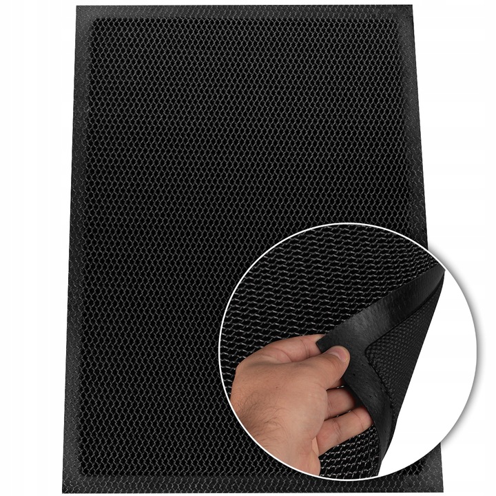 WYCIERACZKA POD DRZWI 3D WEJŚCIOWA DO BUTÓW ZEWNĘTRZNA GUMOWA MATA 60x90CM