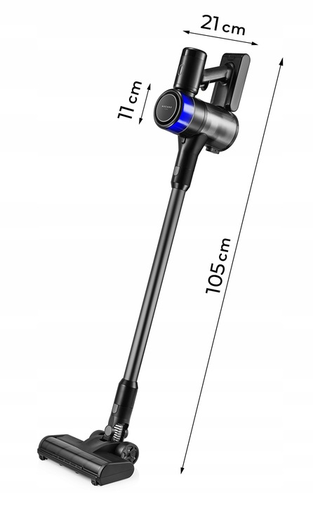 ODKURZACZ BEZPRZEWODOWY PIONOWY RĘCZNY 14w1 LED MOZANO HANDY PRO 600