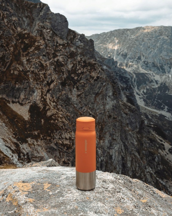 Butelka filtrująca stalowa bidon na wodę z filtrem WESSPER B2 ACTITEX