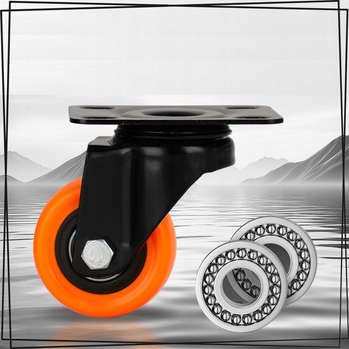 KÓŁKA OBROTOWE JEZDNE MAŁE KOŁA SKRĘTNE ZESTAW JEZDNY 4szt 300kg +