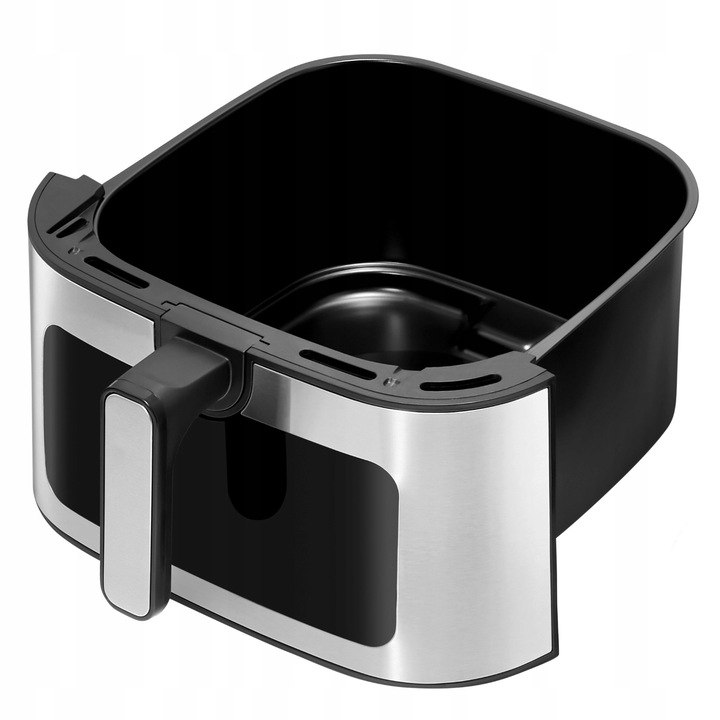 FRYTKOWNICA BEZTŁUSZCZOWA INOX 8L 2200W PODŚWIETLENIE LED 12 PROGRAMÓW